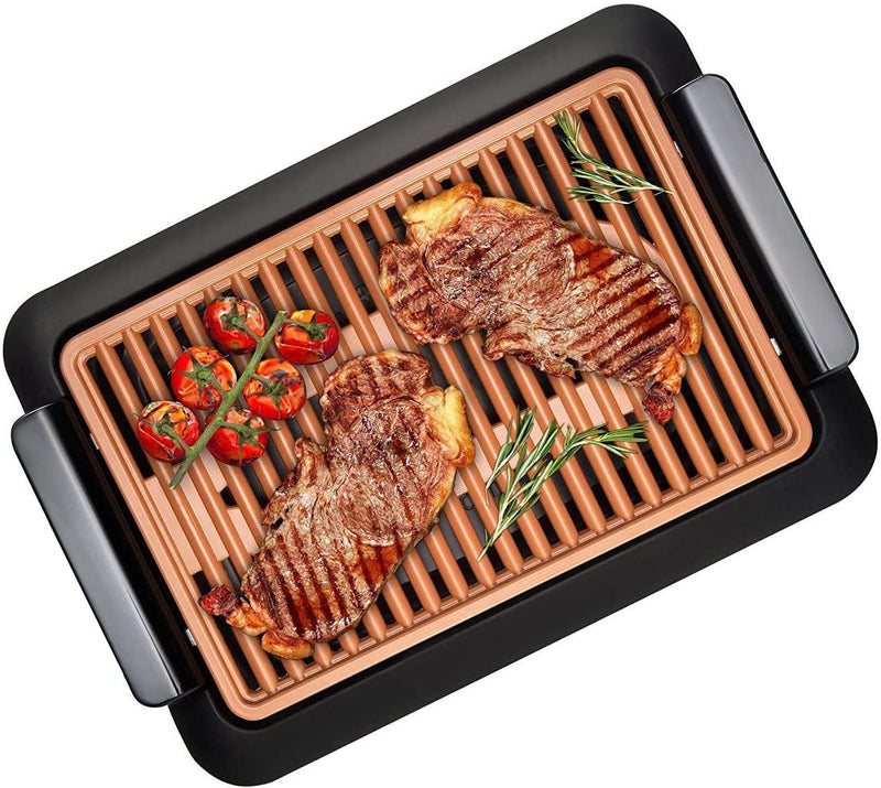 Grill eléctrico sin humos 1250w- TopCook - e-tiendaya